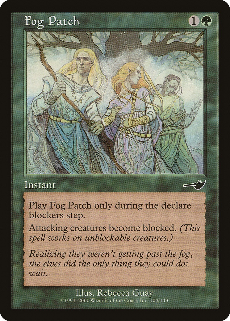 Fog Patch (NEM-104) - Nemesis - Premium MTG Single from Wizards of the Coast - Just $0.08! Shop now at Game Crave Tournament Store