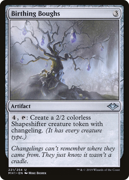 Birthing Boughs (MH1-221) - Modern Horizons Foil - Premium MTG Single from Wizards of the Coast - Just $0.39! Shop now at Game Crave Tournament Store