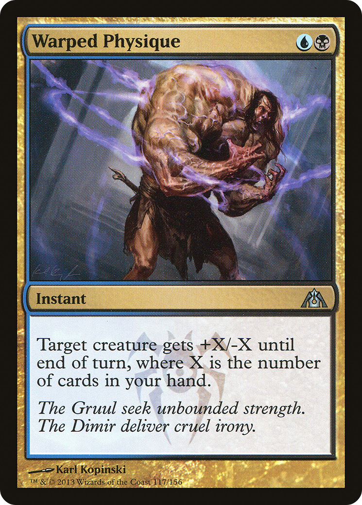 Warped Physique (DGM-117) - Dragon's Maze Foil - Premium MTG Single from Wizards of the Coast - Just $0.08! Shop now at Game Crave Tournament Store