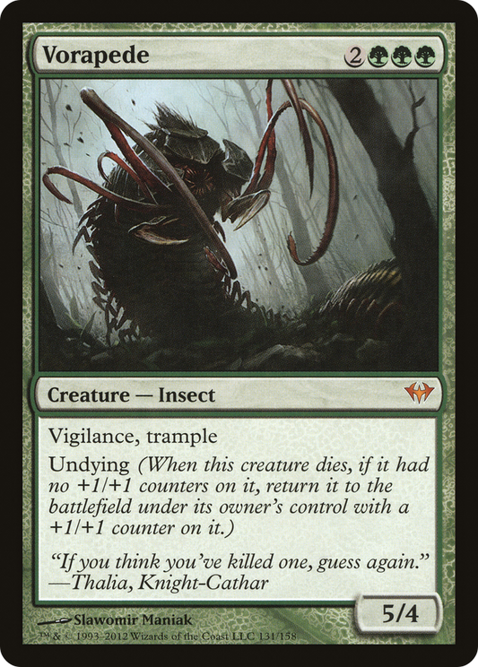 Vorapede (DKA-131) - Dark Ascension - Premium MTG Single from Wizards of the Coast - Just $0.14! Shop now at Game Crave Tournament Store