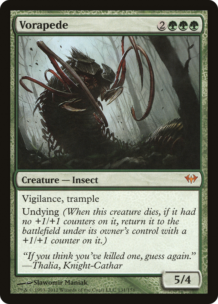 Vorapede (DKA-131) - Dark Ascension Foil - Premium MTG Single from Wizards of the Coast - Just $0.96! Shop now at Game Crave Tournament Store