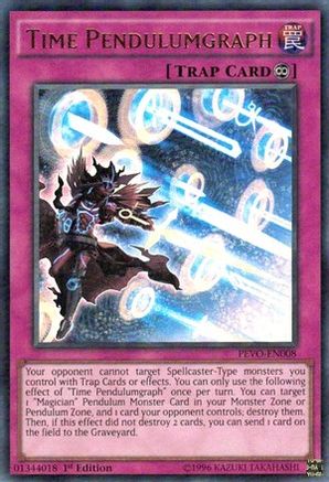 Time Pendulumgraph (PEVO-EN008) - Pendulum Evolution 1st Edition - Premium Yugioh Single from Konami - Just $0.25! Shop now at Game Crave Tournament Store