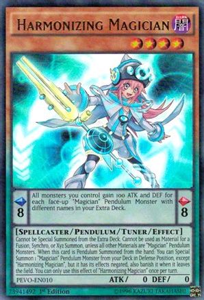 Harmonizing Magician (PEVO-EN010) - Pendulum Evolution 1st Edition - Premium Yugioh Single from Konami - Just $0.34! Shop now at Game Crave Tournament Store