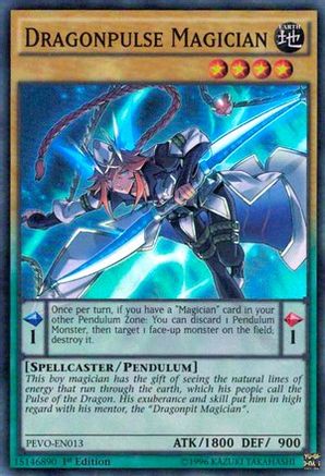 Dragonpulse Magician (PEVO-EN013) - Pendulum Evolution 1st Edition - Premium Yugioh Single from Konami - Just $0.26! Shop now at Game Crave Tournament Store