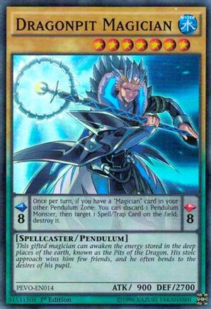 Dragonpit Magician (PEVO-EN014) - Pendulum Evolution 1st Edition - Premium Yugioh Single from Konami - Just $0.35! Shop now at Game Crave Tournament Store