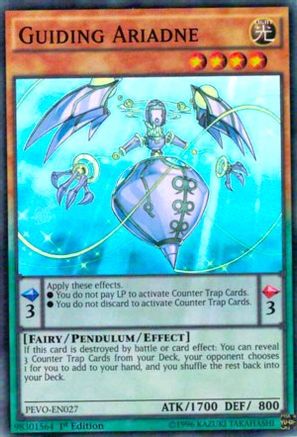 Guiding Ariadne (PEVO-EN027) - Pendulum Evolution 1st Edition - Premium Yugioh Single from Konami - Just $0.26! Shop now at Game Crave Tournament Store