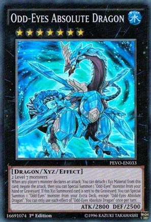 Odd-Eyes Absolute Dragon (PEVO-EN033) - Pendulum Evolution 1st Edition - Premium Yugioh Single from Konami - Just $0.68! Shop now at Game Crave Tournament Store