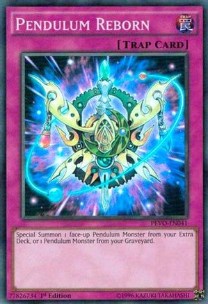 Pendulum Reborn (PEVO-EN041) - Pendulum Evolution 1st Edition - Premium Yugioh Single from Konami - Just $0.25! Shop now at Game Crave Tournament Store
