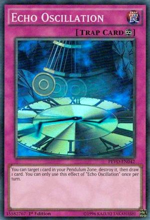 Echo Oscillation (PEVO-EN042) - Pendulum Evolution 1st Edition - Premium Yugioh Single from Konami - Just $0.25! Shop now at Game Crave Tournament Store
