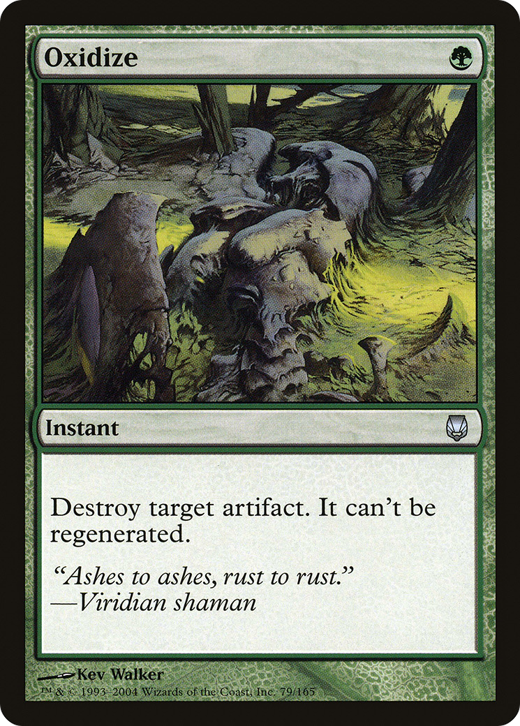 Oxidize (DST-079) - Darksteel Foil - Premium MTG Single from Wizards of the Coast - Just $0.68! Shop now at Game Crave Tournament Store