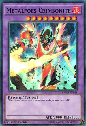 Metalfoes Crimsonite (PEVO-EN053) - Pendulum Evolution 1st Edition - Premium Yugioh Single from Konami - Just $0.25! Shop now at Game Crave Tournament Store