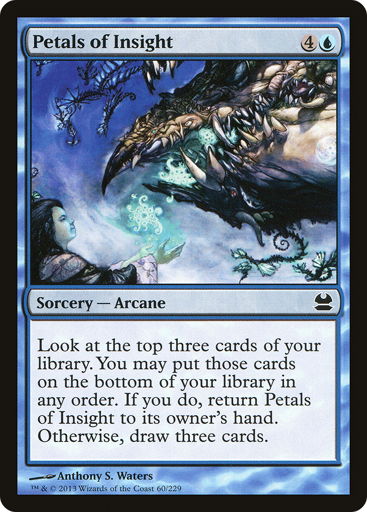 Petals of Insight (MMA-060) - Modern Masters Foil - Premium MTG Single from Wizards of the Coast - Just $0.26! Shop now at Game Crave Tournament Store