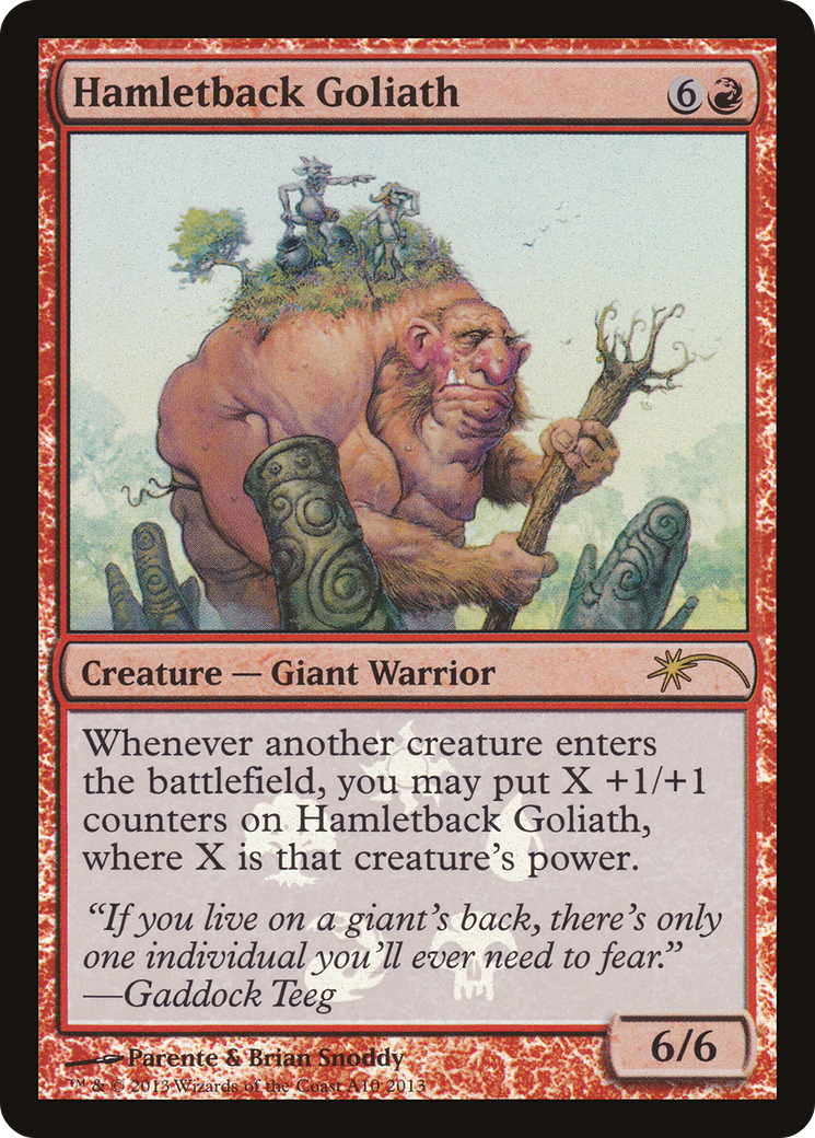 Hamletback Goliath (PRES-A10) - Resale Promos Foil - Premium MTG Single from Wizards of the Coast - Just $0.08! Shop now at Game Crave Tournament Store