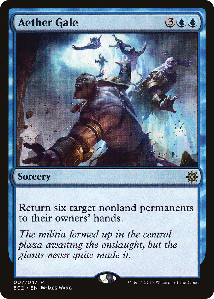Aether Gale (E02-007) - Explorers of Ixalan - Premium MTG Single from Wizards of the Coast - Just $0.14! Shop now at Game Crave Tournament Store