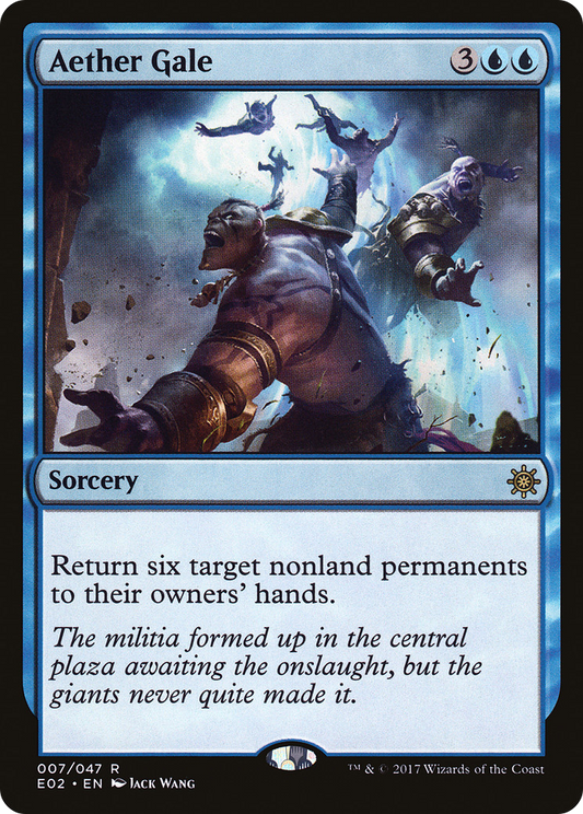 Aether Gale (E02-007) - Explorers of Ixalan - Premium MTG Single from Wizards of the Coast - Just $0.14! Shop now at Game Crave Tournament Store