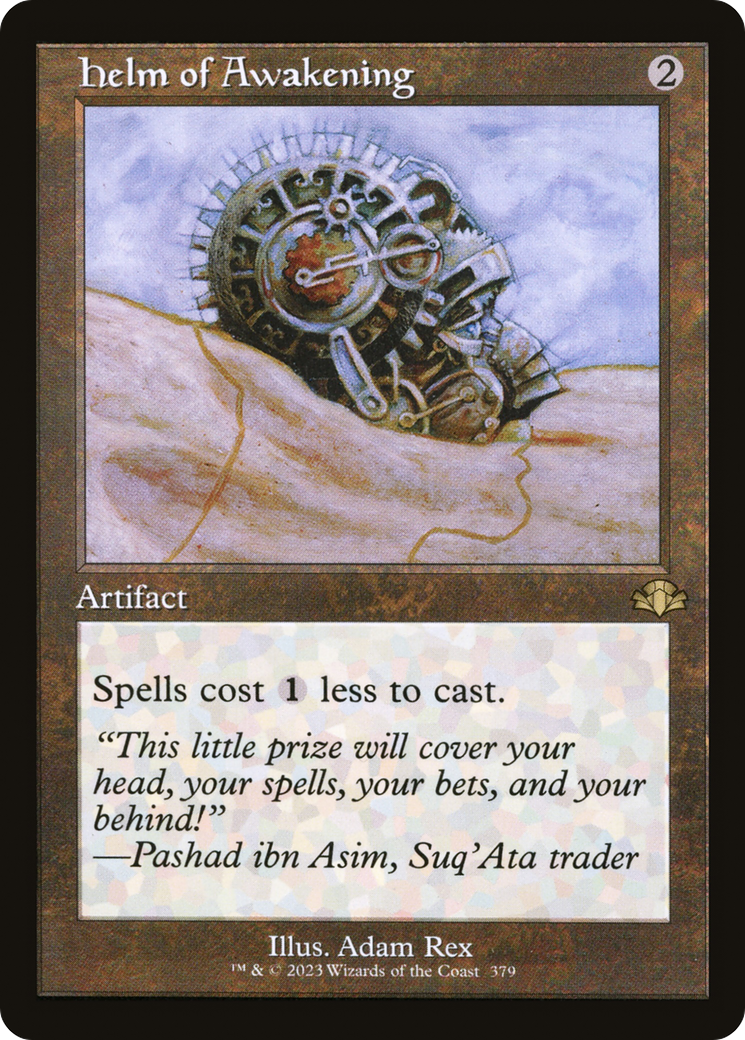 Helm of Awakening (DMR-379) - Dominaria Remastered Foil - Premium MTG Single from Wizards of the Coast - Just $0.61! Shop now at Game Crave Tournament Store