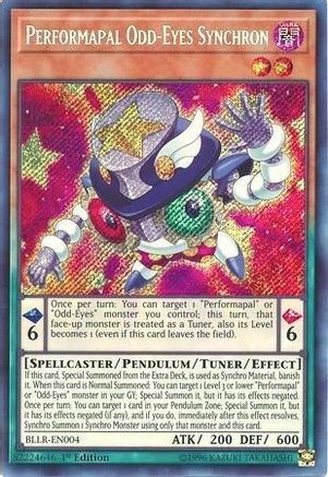 Performapal Odd-Eyes Synchron (BLLR-EN004) - Battles of Legend: Light's Revenge 1st Edition - Premium Yugioh Single from Konami - Just $2.76! Shop now at Game Crave Tournament Store