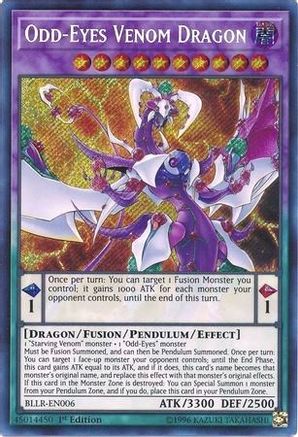 Odd-Eyes Venom Dragon (BLLR-EN006) - Battles of Legend: Light's Revenge 1st Edition - Premium Yugioh Single from Konami - Just $0.85! Shop now at Game Crave Tournament Store