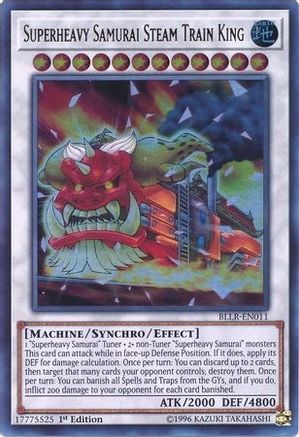 Superheavy Samurai Steam Train King (BLLR-EN011) - Battles of Legend: Light's Revenge 1st Edition - Premium Yugioh Single from Konami - Just $0.25! Shop now at Game Crave Tournament Store