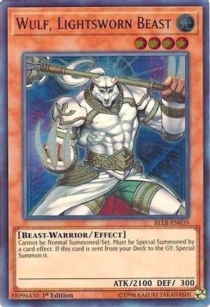 Wulf, Lightsworn Beast (BLLR-EN039) - Battles of Legend: Light's Revenge 1st Edition - Premium Yugioh Single from Konami - Just $1.94! Shop now at Game Crave Tournament Store