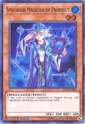 Spellbook Magician of Prophecy (BLLR-EN050) - Battles of Legend: Light's Revenge 1st Edition - Premium Yugioh Single from Konami - Just $0.59! Shop now at Game Crave Tournament Store
