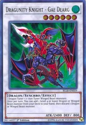 Dragunity Knight - Gae Dearg (BLLR-EN059) - Battles of Legend: Light's Revenge 1st Edition - Premium Yugioh Single from Konami - Just $0.31! Shop now at Game Crave Tournament Store