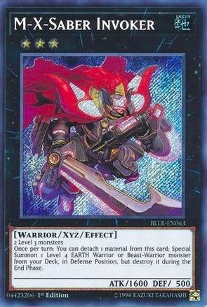 M-X-Saber Invoker (BLLR-EN063) - Battles of Legend: Light's Revenge 1st Edition - Premium Yugioh Single from Konami - Just $0.94! Shop now at Game Crave Tournament Store