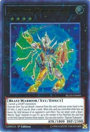 Bujintei Tsukuyomi (BLLR-EN069) - Battles of Legend: Light's Revenge 1st Edition - Premium Yugioh Single from Konami - Just $0.26! Shop now at Game Crave Tournament Store