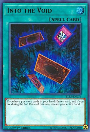 Into the Void (BLLR-EN074) - Battles of Legend: Light's Revenge 1st Edition - Premium Yugioh Single from Konami - Just $1.10! Shop now at Game Crave Tournament Store