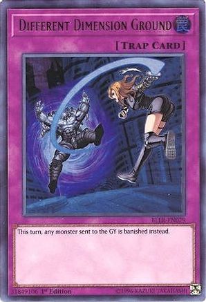 Different Dimension Ground (BLLR-EN079) - Battles of Legend: Light's Revenge 1st Edition - Premium Yugioh Single from Konami - Just $1.14! Shop now at Game Crave Tournament Store