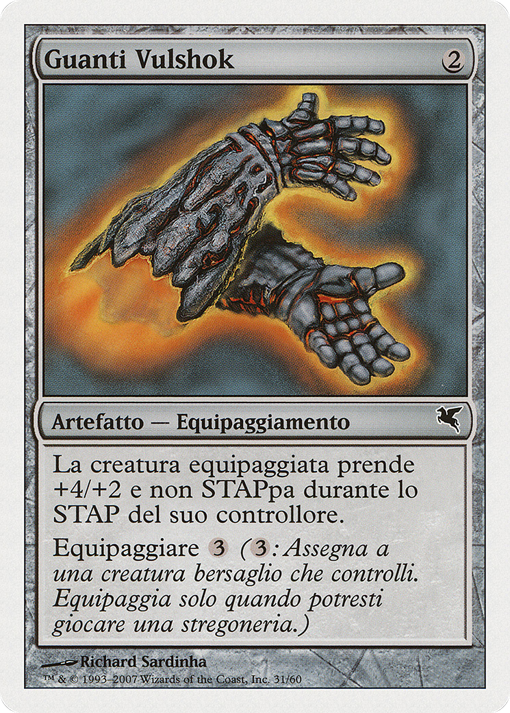 Vulshok Gauntlets (PSAL-L31) - Salvat 2005 - Premium MTG Single from Wizards of the Coast - Just $0! Shop now at Game Crave Tournament Store