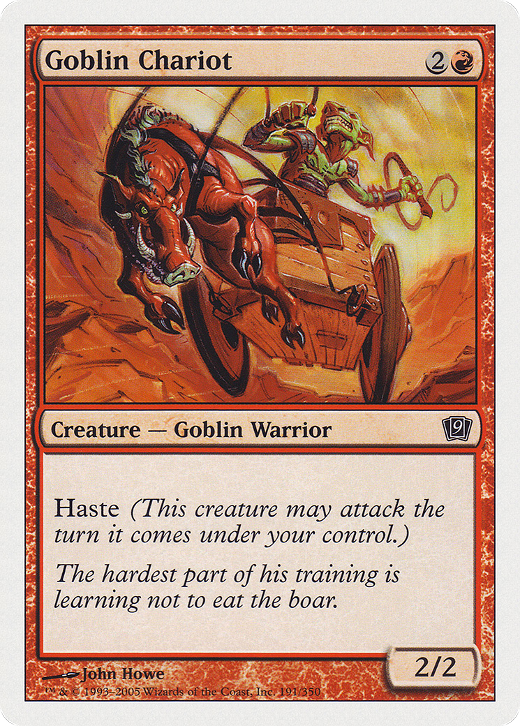 Goblin Chariot (9ED-191) - Ninth Edition - Premium MTG Single from Wizards of the Coast - Just $0.08! Shop now at Game Crave Tournament Store