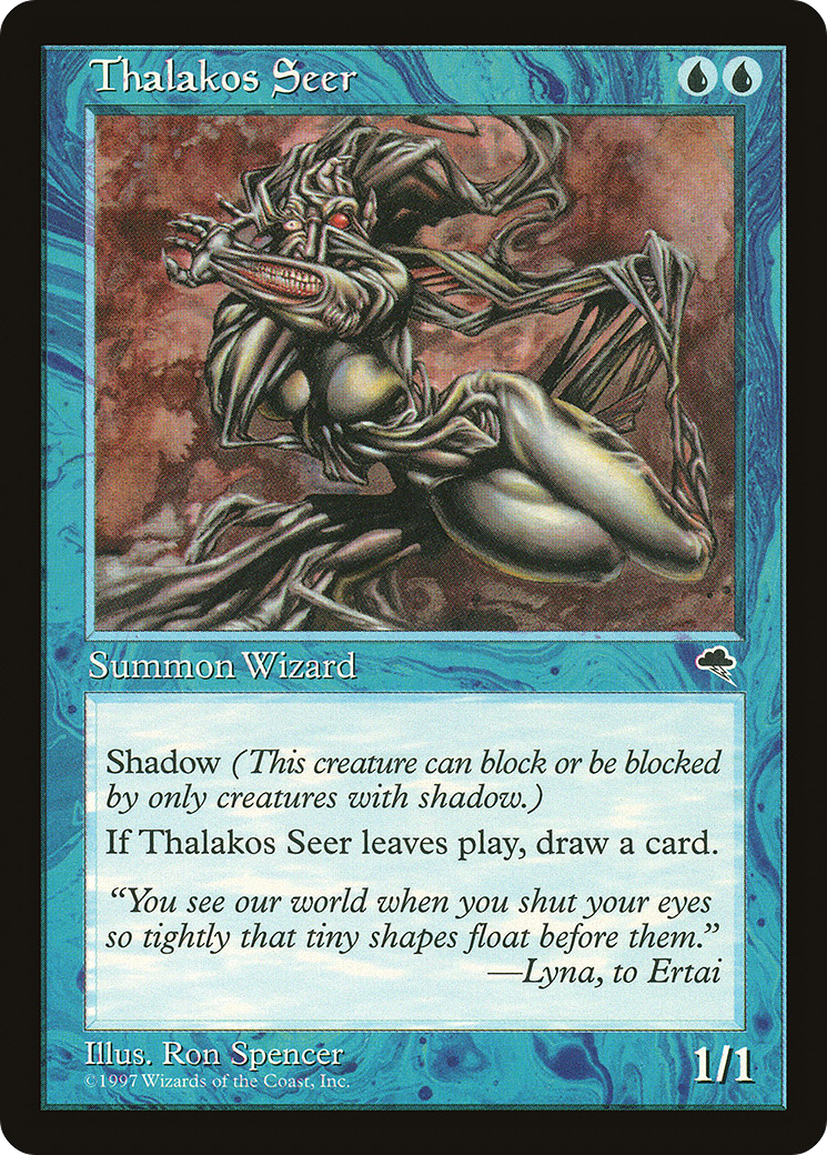 Thalakos Seer (TMP-094) - Tempest - Premium MTG Single from Wizards of the Coast - Just $0.08! Shop now at Game Crave Tournament Store