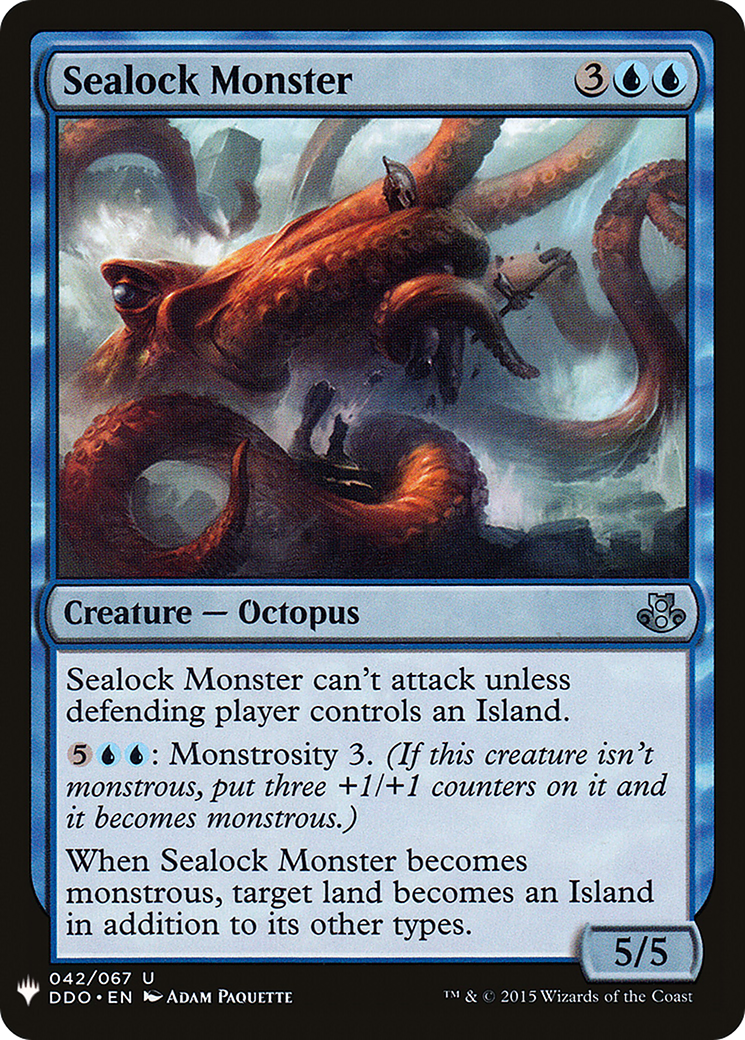 Sealock Monster (MB1-481) - Mystery Booster - Premium MTG Single from Wizards of the Coast - Just $0.08! Shop now at Game Crave Tournament Store