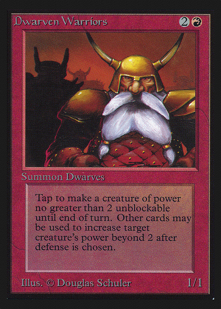 Dwarven Warriors (CEI-144) - Intl. Collectors' Edition - Premium MTG Single from Wizards of the Coast - Just $0.42! Shop now at Game Crave Tournament Store