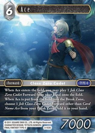 Ace (Starter) (OPUS III) Foil - Premium Final Fantasy Single from Opus III - Just $0.63! Shop now at Game Crave Tournament Store