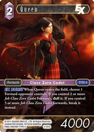 Queen EX (Starter) (OPUS III) Foil - Premium Final Fantasy Single from Opus III - Just $0.81! Shop now at Game Crave Tournament Store