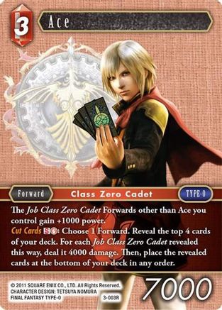Ace (OPUS III) Foil - Premium Final Fantasy Single from Opus III - Just $0.30! Shop now at Game Crave Tournament Store