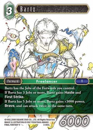 Bartz (OPUS III) Foil - Premium Final Fantasy Single from Opus III - Just $2.37! Shop now at Game Crave Tournament Store