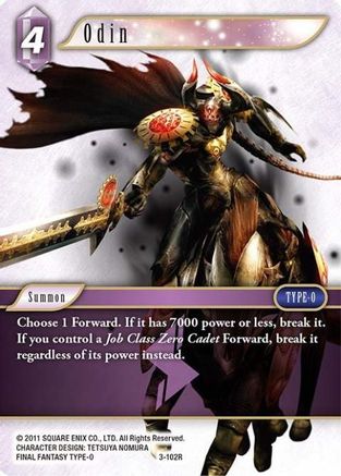 Odin (OPUS III) Foil - Premium Final Fantasy Single from Opus III - Just $0.42! Shop now at Game Crave Tournament Store