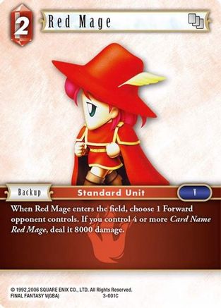 Red Mage (OPUS III) Foil - Premium Final Fantasy Single from Opus III - Just $0.35! Shop now at Game Crave Tournament Store