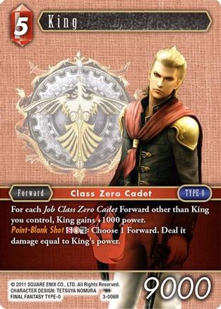 King (OPUS III) - Premium Final Fantasy Single from Opus III - Just $0.25! Shop now at Game Crave Tournament Store