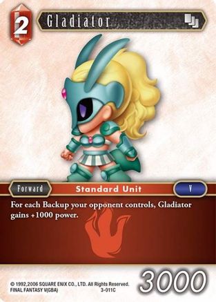 Gladiator (OPUS III) Foil - Premium Final Fantasy Single from Opus III - Just $0.25! Shop now at Game Crave Tournament Store