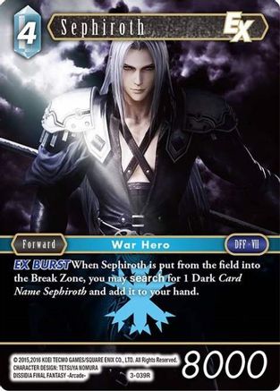 Sephiroth EX (OPUS III) Foil - Premium Final Fantasy Single from Opus III - Just $3.32! Shop now at Game Crave Tournament Store