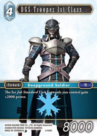 DGS Trooper 1st Class (OPUS III) Foil - Premium Final Fantasy Single from Opus III - Just $0.25! Shop now at Game Crave Tournament Store