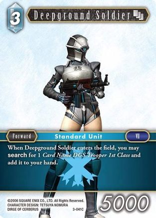 Deepground Soldier (3-041C) (OPUS III) Foil - Premium Final Fantasy Single from Opus III - Just $0.25! Shop now at Game Crave Tournament Store