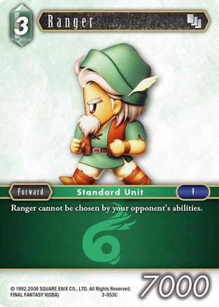 Ranger (OPUS III) Foil - Premium Final Fantasy Single from Opus III - Just $0.25! Shop now at Game Crave Tournament Store