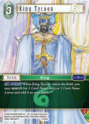 King Tycoon EX (OPUS III) Foil - Premium Final Fantasy Single from Opus III - Just $11.59! Shop now at Game Crave Tournament Store