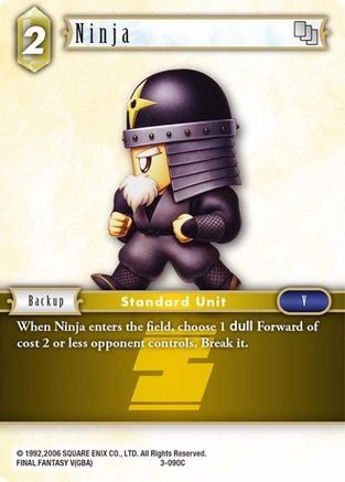 Ninja (OPUS III) Foil - Premium Final Fantasy Single from Opus III - Just $0.25! Shop now at Game Crave Tournament Store