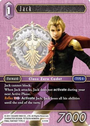 Jack (OPUS III) Foil - Premium Final Fantasy Single from Opus III - Just $0.47! Shop now at Game Crave Tournament Store